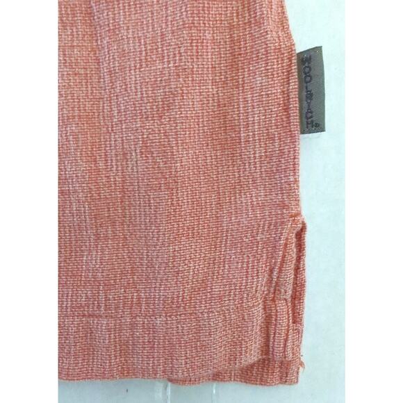 Woolrich Woven Orange Pap 100% Cotton Button Up Short Sleeve Shirt Men Size XXL - Picture 4 of 8
